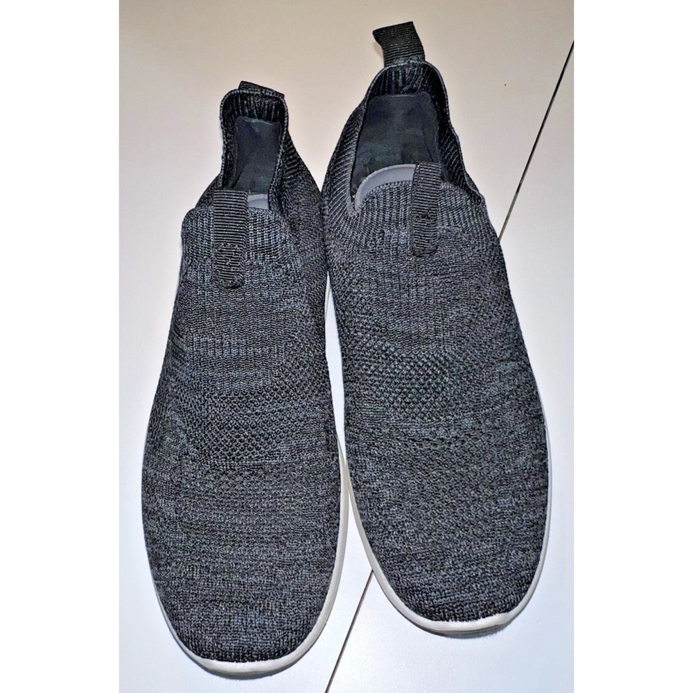 Tommy Bahama Womens Black Knit Slip On Sneaker Shoe Comfort Casual  Size 9